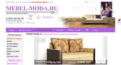 Desktop Screenshot of mebel-moda.ru